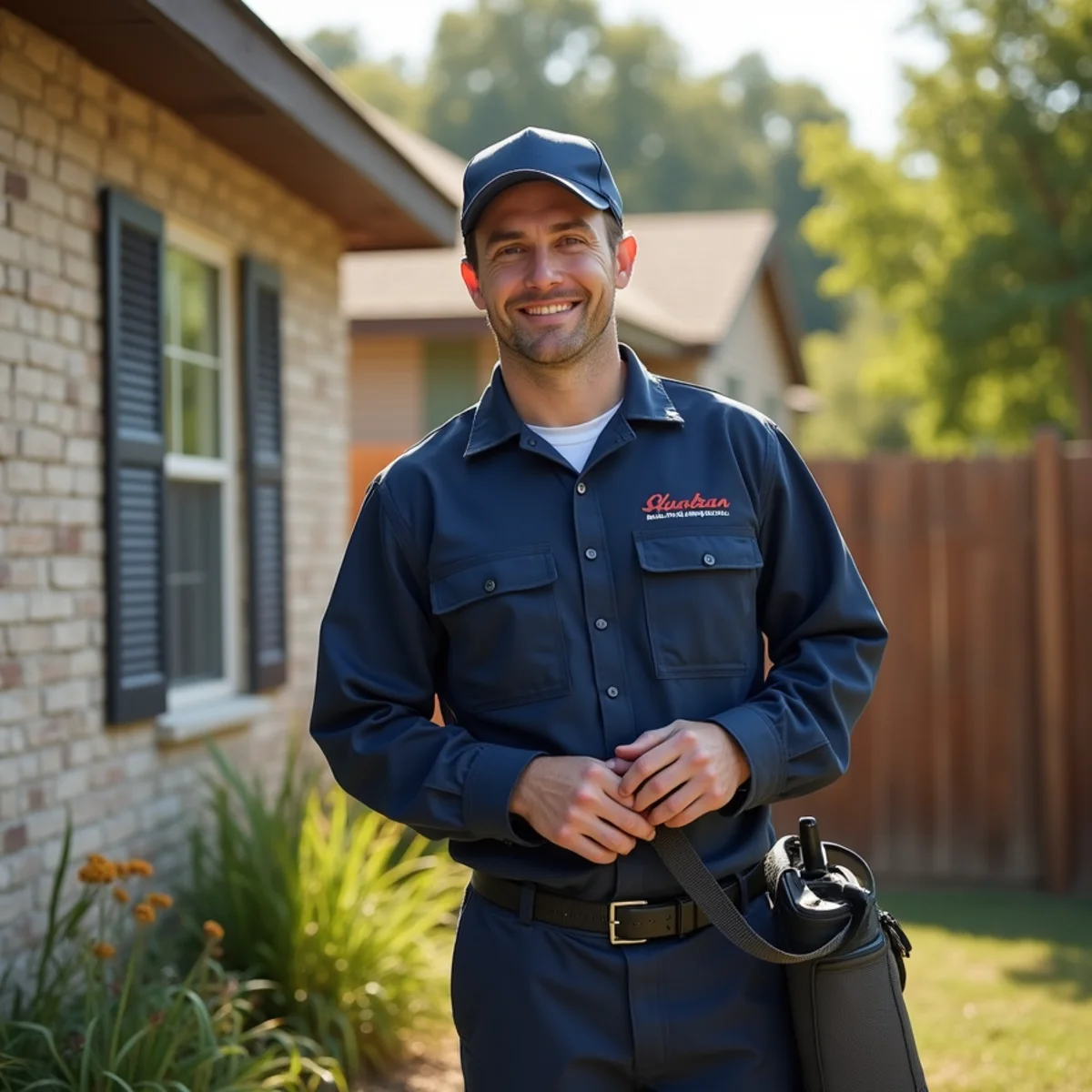 Belt Line Plumbing technician on a service call in Anna, TX — north collin boomtown
