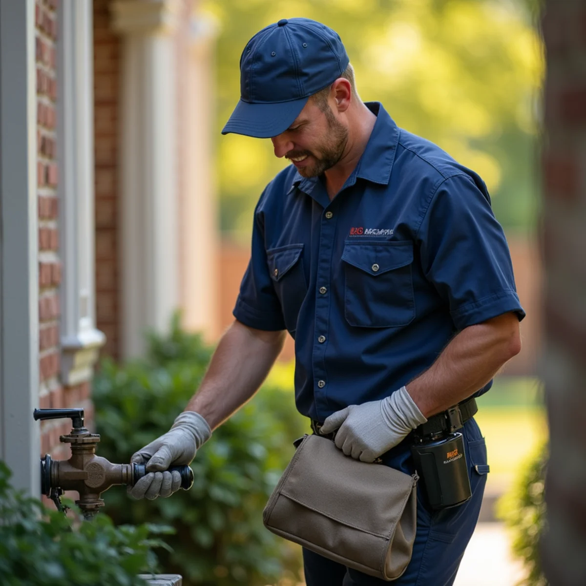 Belt Line Plumbing technician on a service call in Celina, TX — #1 growth city in dfw