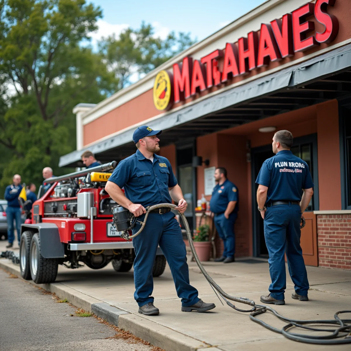 Emergency commercial sewer backup response at an Addison restaurant