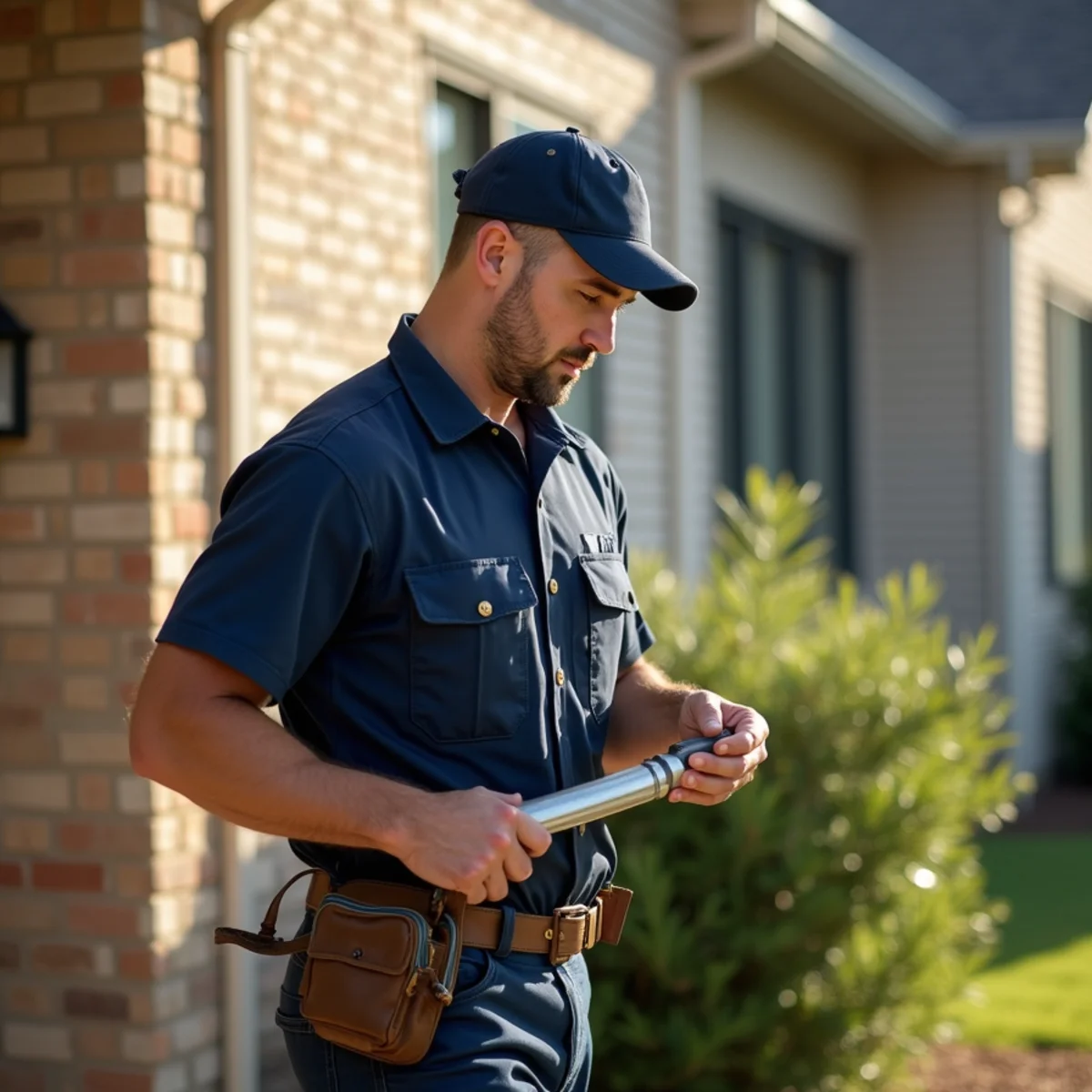 Belt Line Plumbing technician on a service call in Dallas County, TX — county-wide expansive-clay slab-leak exposure