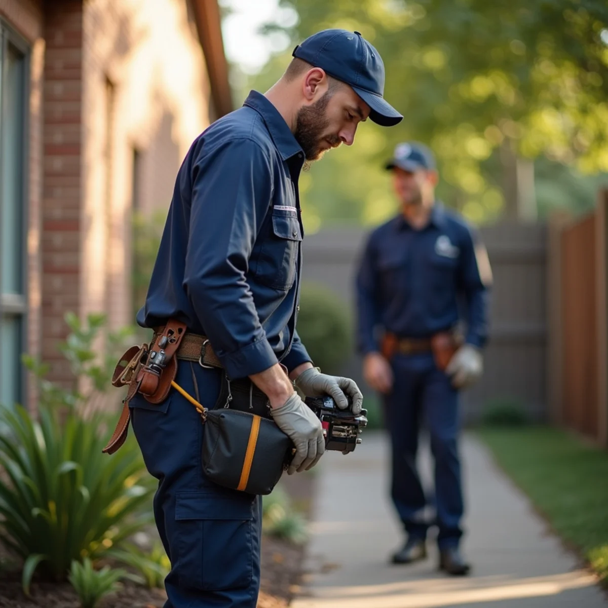 Belt Line Plumbing technician on a service call in Dallas, TX — north dallas 60s–80s ranch homes + galleria-area condos