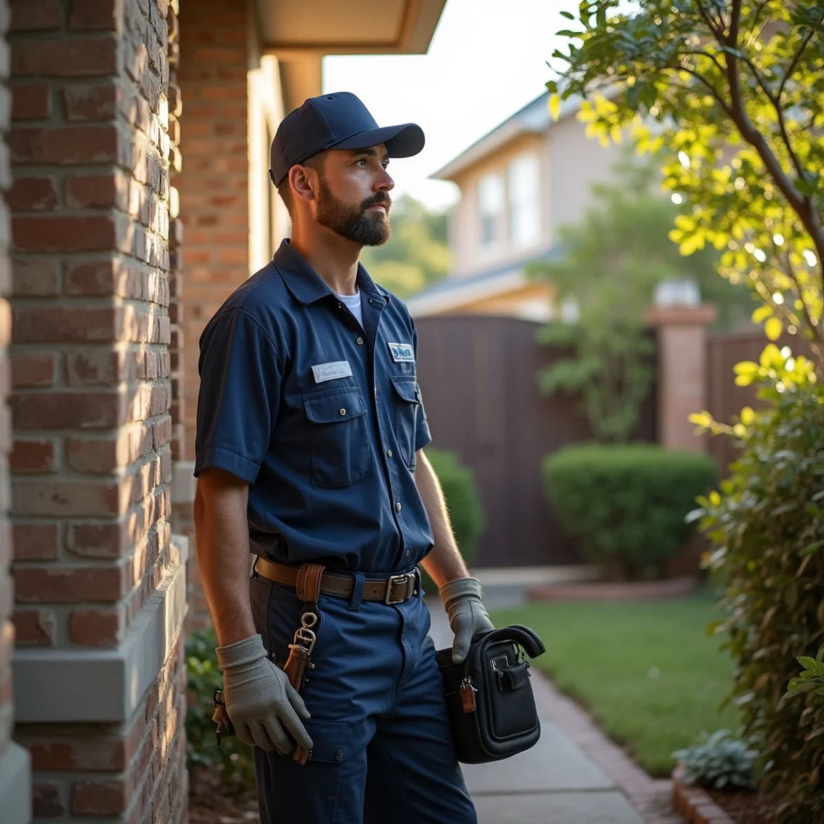 Belt Line Plumbing technician on a service call in DeSoto, TX — best southwest suburb