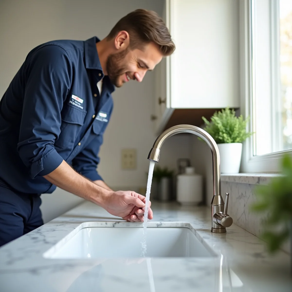 Finished toilet, faucet & fixture repair job in an Addison, TX home by Belt Line Plumbing