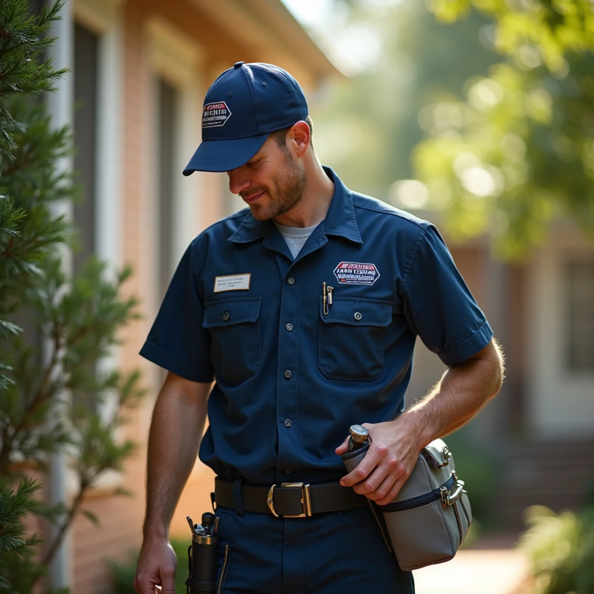 Belt Line Plumbing technician on a service call in Flower Mound, TX — affluent ($157k median income) 80s–90s homes