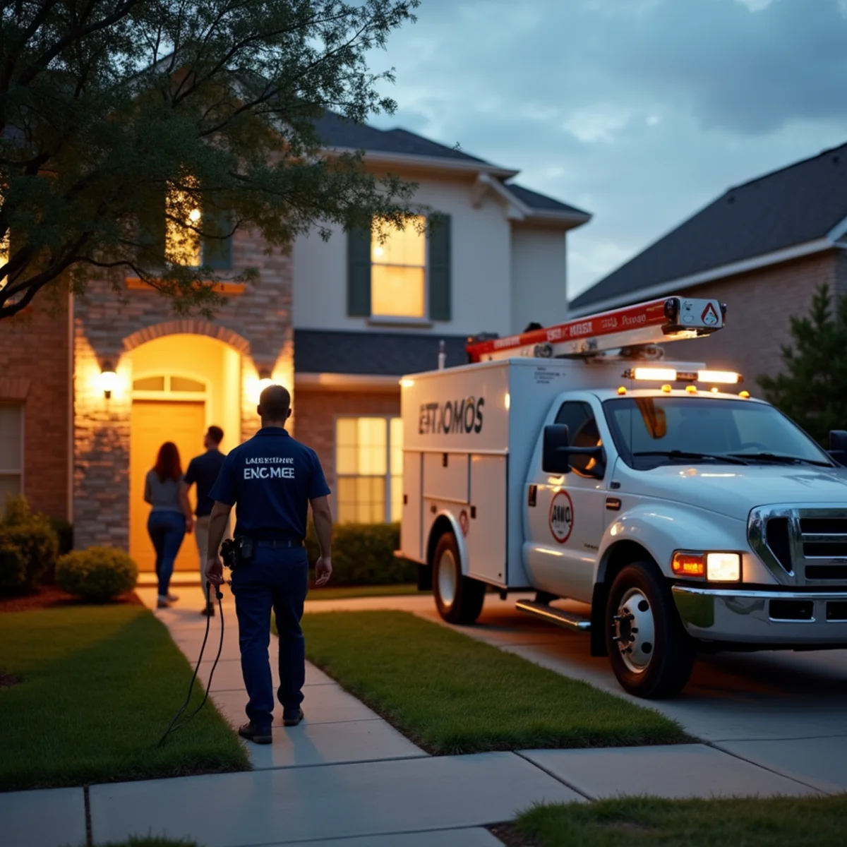 Gas leak detection response in an Addison, TX home
