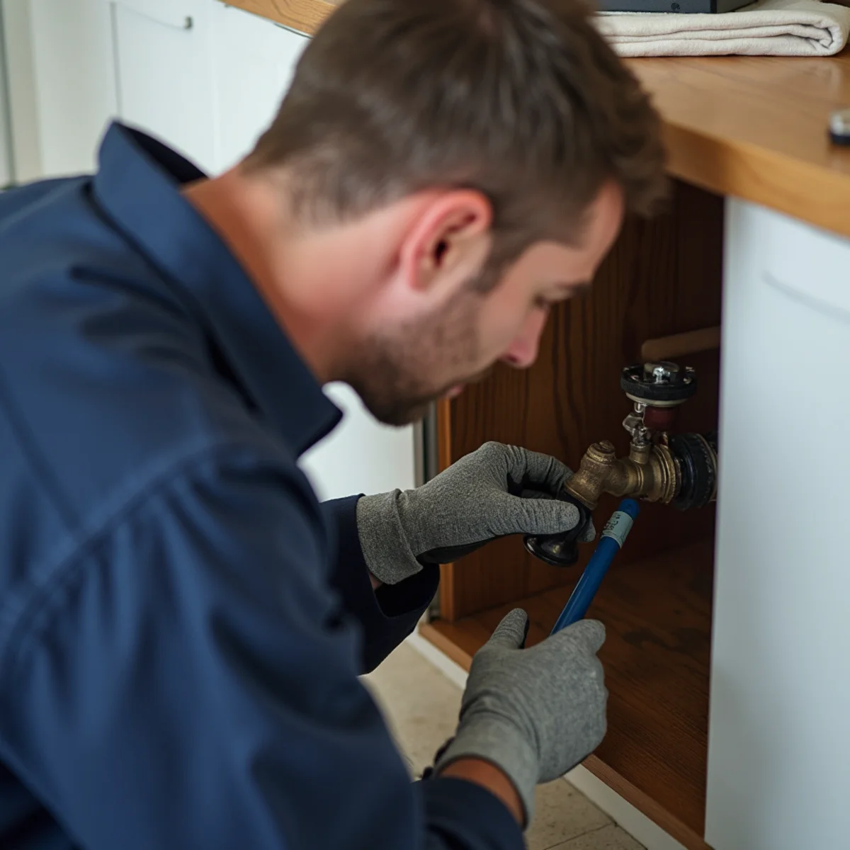 Gas Leak Detection & Emergency Repair process in action at a home or business in Addison, TX