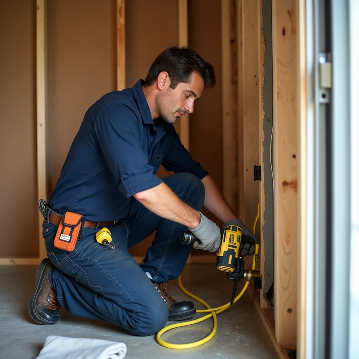 Gas Line Repair & Installation process in action at a home or business in Addison, TX