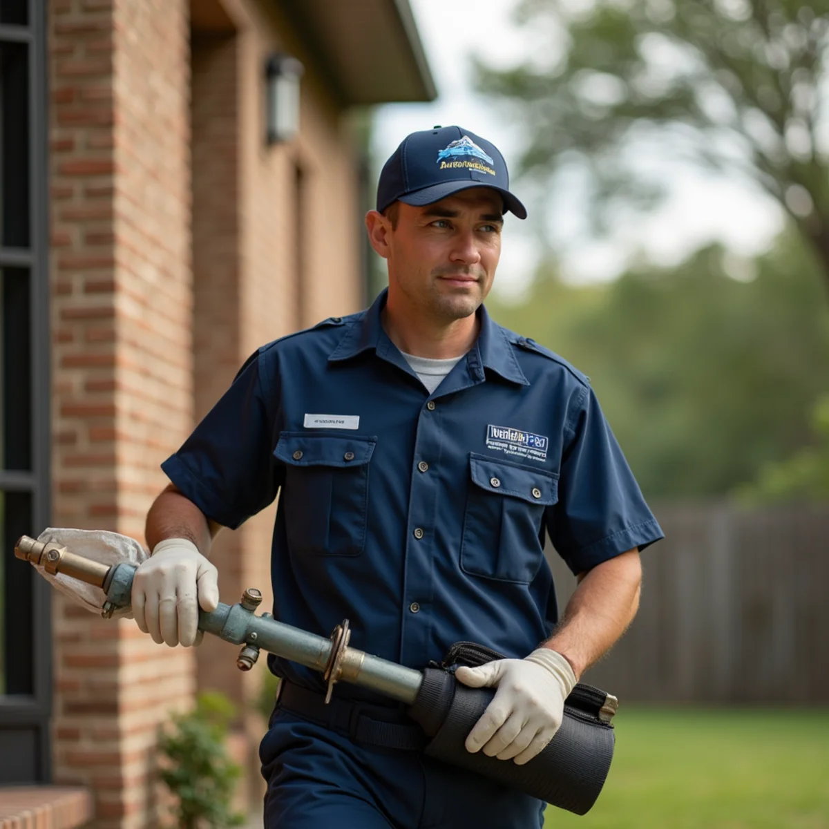 Belt Line Plumbing technician on a service call in Heath, TX — one of dfw's richest cities