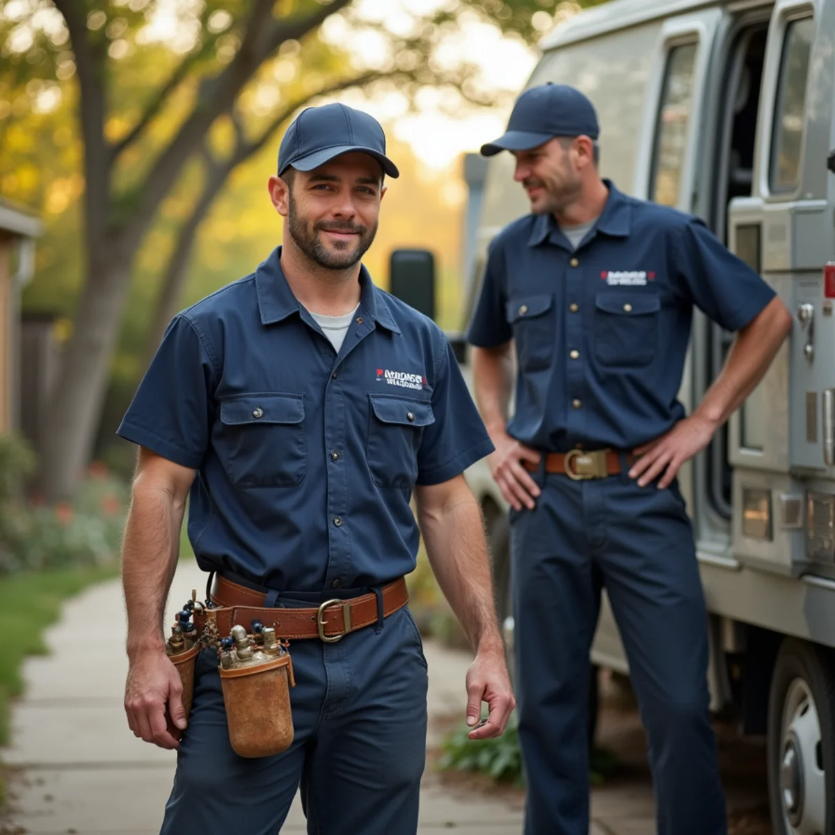 Belt Line Plumbing technician on a service call in Hebron, TX — fast-growing 121-corridor city