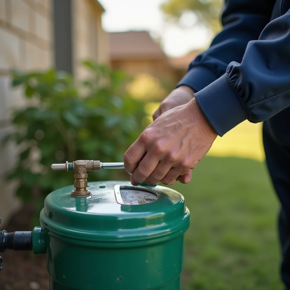 Main water shutoff valve location diagram for Addison, TX homes
