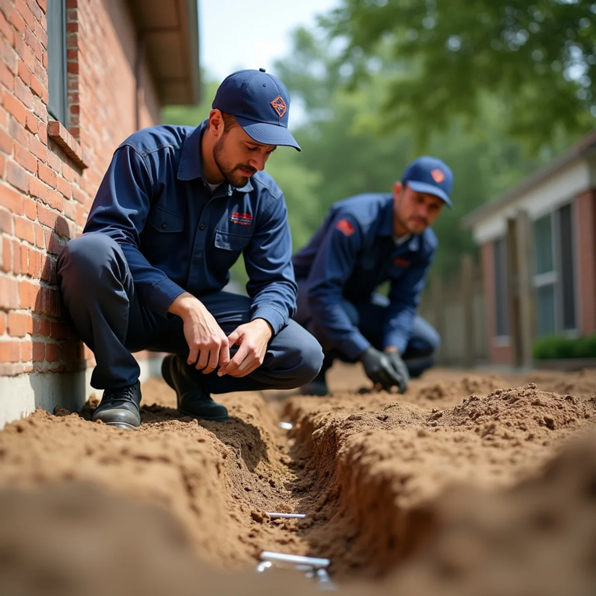 Expansive clay soil and slab leak damage in Addison, TX