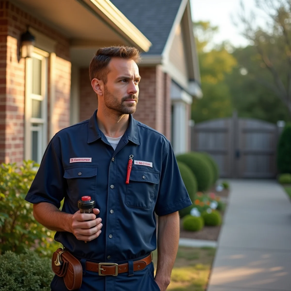 Belt Line Plumbing technician on a service call in Plano, TX — corporate-hq city