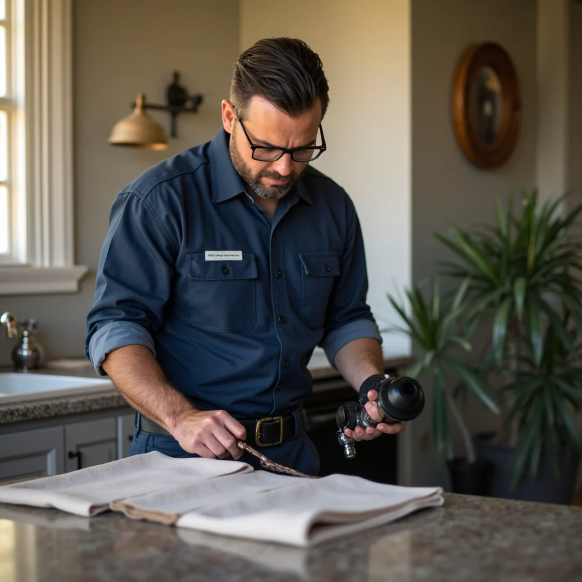 Belt Line Plumbing technician on a service call in Princeton, TX — us-380 growth wave