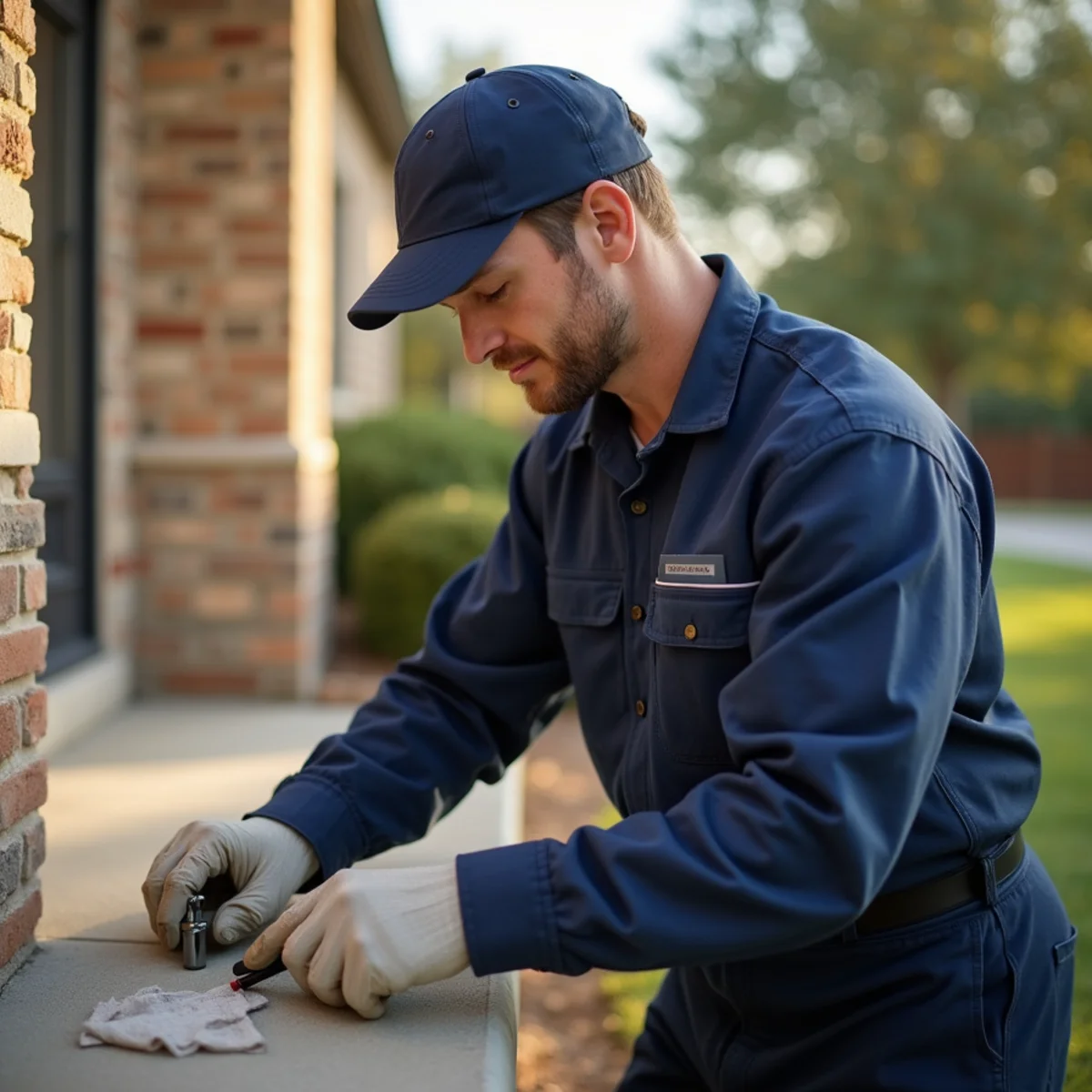 Belt Line Plumbing technician on a service call in Red Oak, TX — i-35e growth corridor