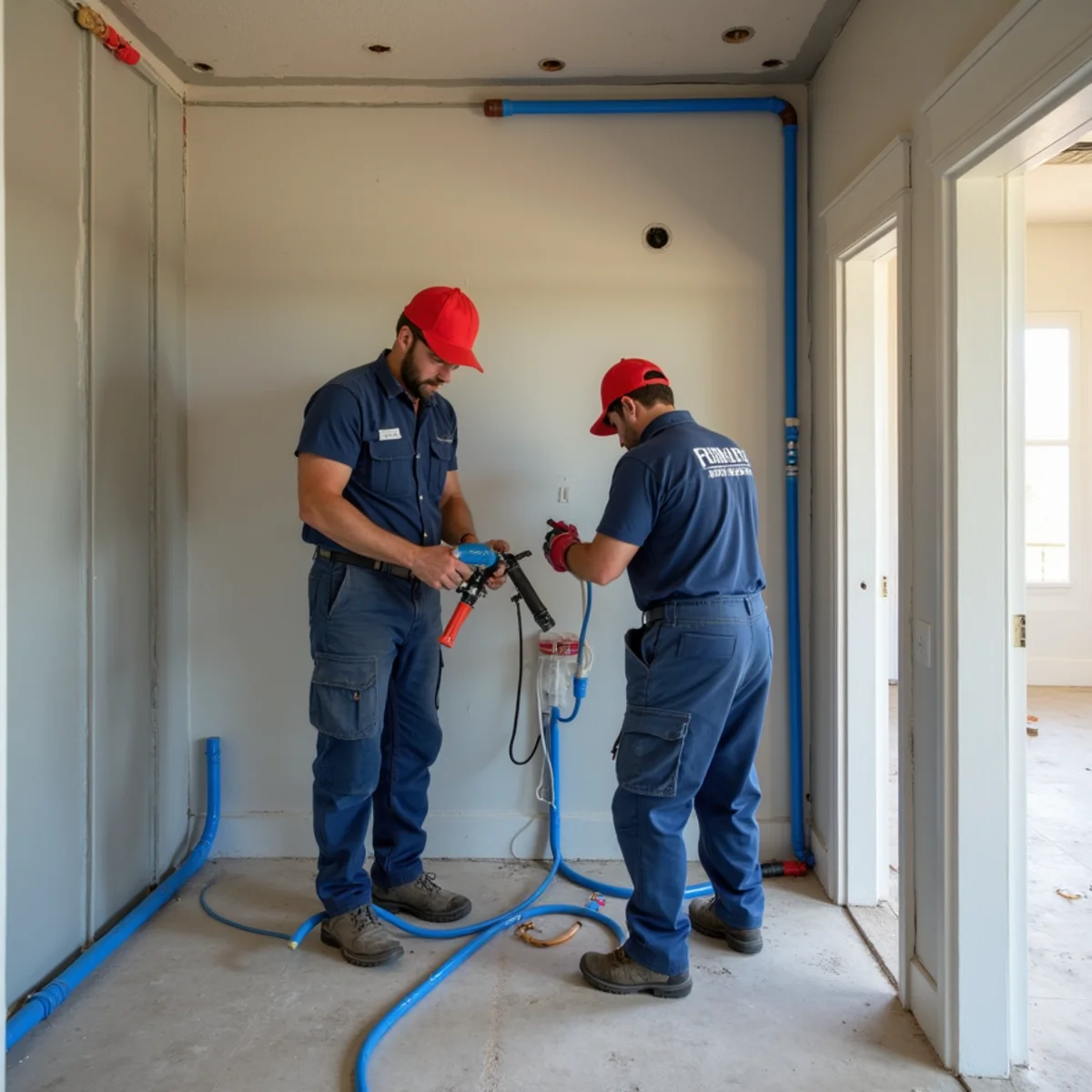 PEX whole-home repipe project in a Dallas County home