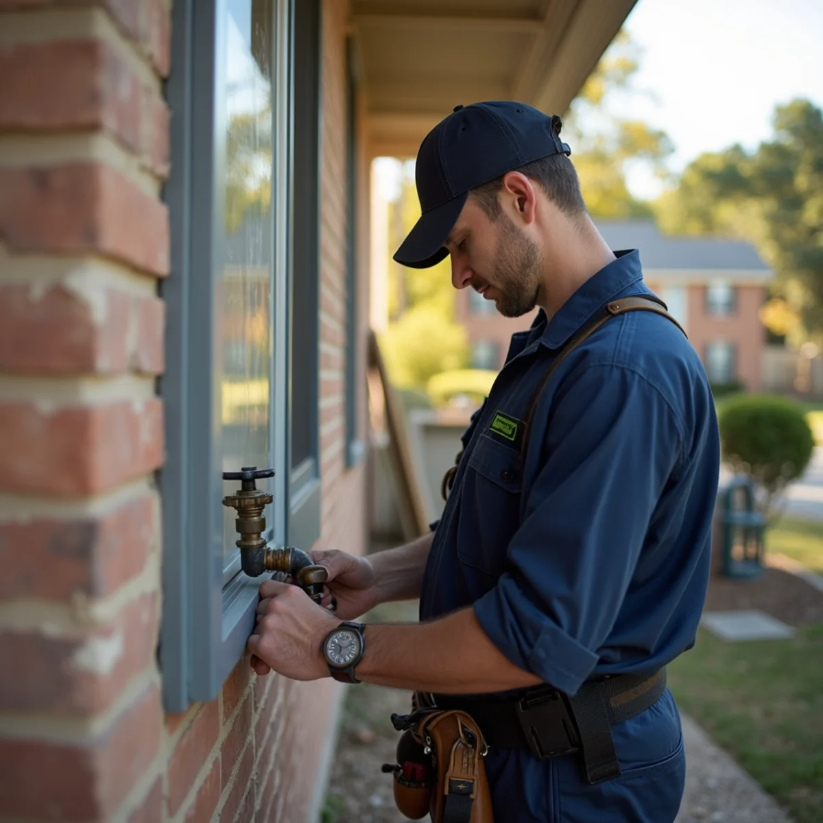 Belt Line Plumbing technician on a service call in Rockwall, TX — lake ray hubbard county seat