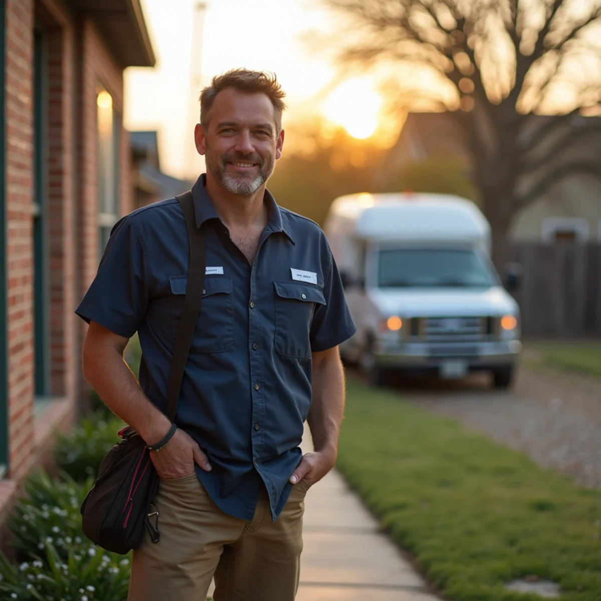 Belt Line Plumbing technician on a service call in Royse City, TX — i-30 boom corridor