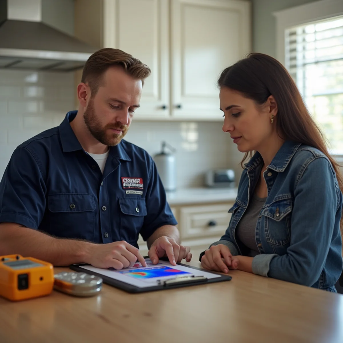 Slab leak inspection and documentation for insurance claim in Addison TX