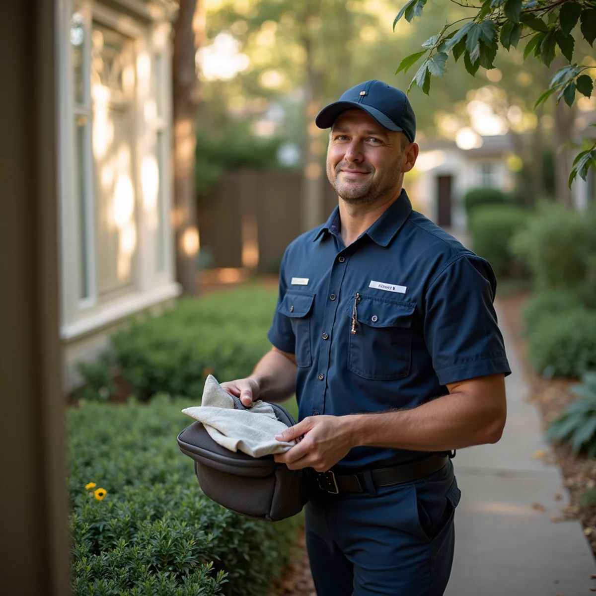 Belt Line Plumbing technician on a service call in University Park, TX — park cities affluence