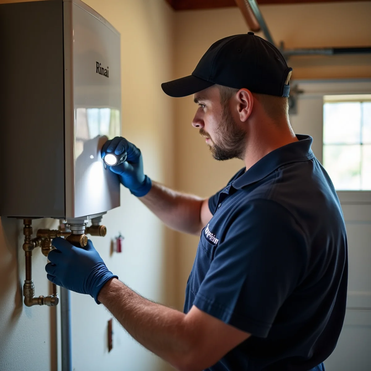 Water Heater Repair & Installation process in action at a home or business in Addison, TX