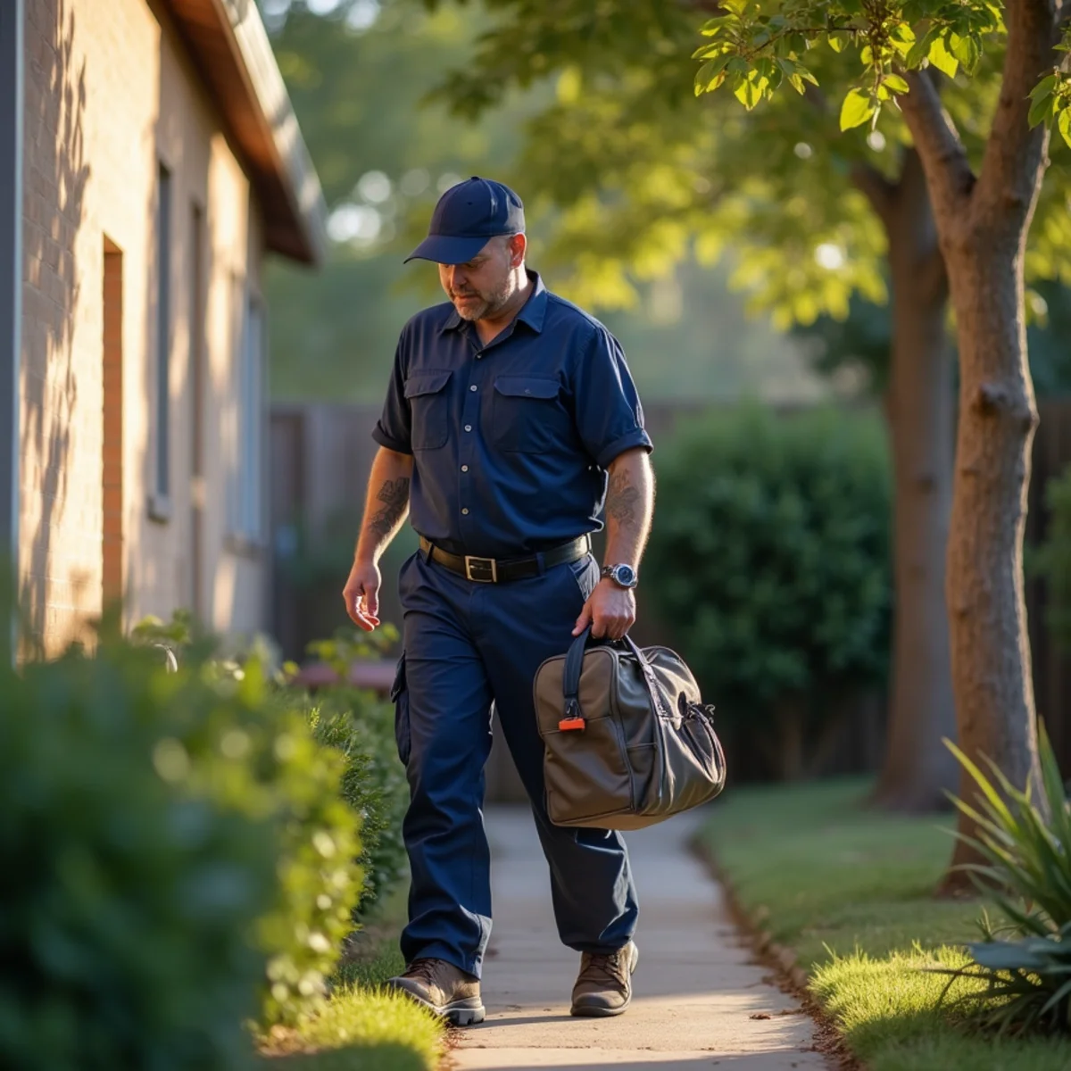 Belt Line Plumbing technician on a service call in Willow Park, TX — i-20 commuter growth