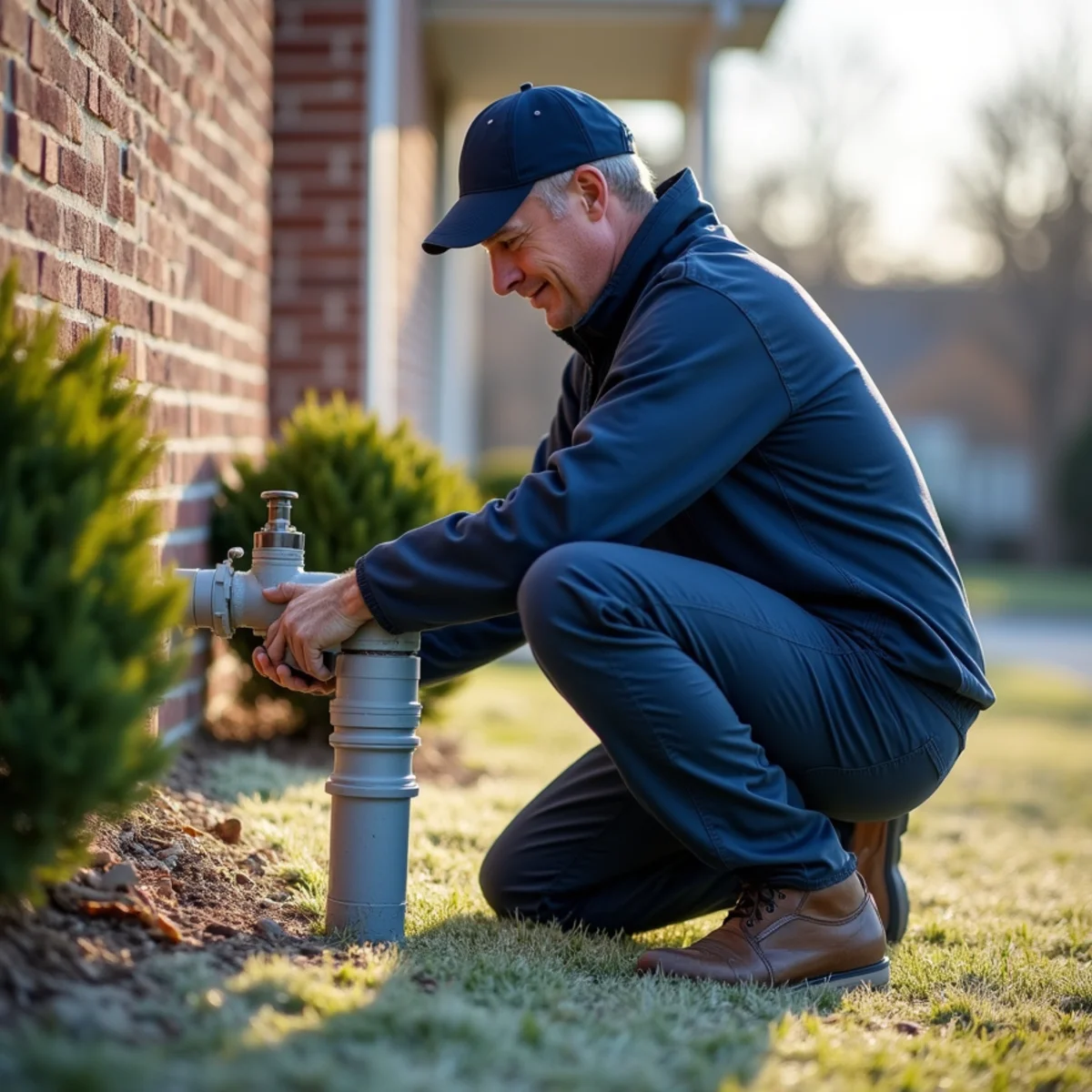 Pre-freeze plumbing winterization in an Addison, TX home